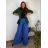 Set elegante Jacke Langarm und Hose Damen (S / M ONE SIZE) ITALIAN FASHION IMM211392 60 dunkelgrün