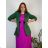 Set elegante Jacke Langarm und Hose Damen (S / M ONE SIZE) ITALIAN FASHION IMM211392 60 dunkelgrün