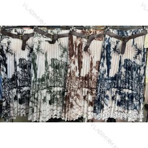 Kleid mit 3/4 Ärmeltasche für Damen (uni sl) ITALIAN Fashion IM3181746