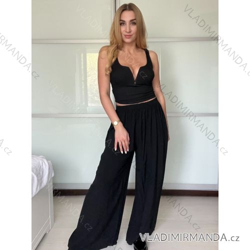 Langarm-Damenhemden mit 3/4 Ärmeln und dünner Tasche (uni sl) ITALIAN Fashion IM318335