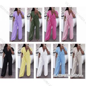 Kurzärmliges Sommer-Freizeitkleid für Damen (S/M/L EINHEITSGRÖSSE) ITALIAN FASHION IMWGB25022