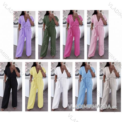 Kurzärmliges Sommer-Freizeitkleid für Damen (S/M/L EINHEITSGRÖSSE) ITALIAN FASHION IMWGB25022