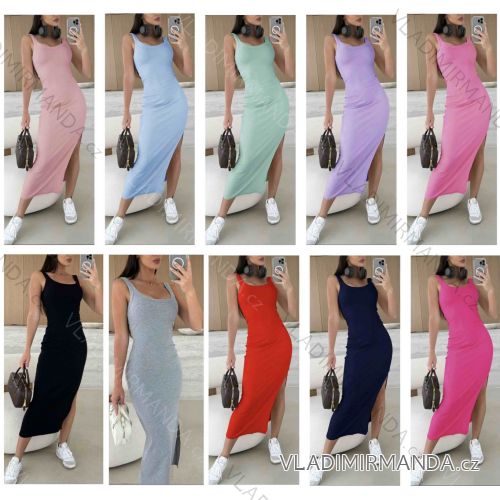 Kurzärmliges Sommer-Freizeitkleid für Damen (S/M/L EINHEITSGRÖSSE) ITALIAN FASHION IMWGB25022