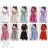 Kurzärmliges Sommer-Freizeitkleid für Damen (S/M/L EINHEITSGRÖSSE) ITALIAN FASHION IMWGB25022