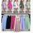 Kurzärmliges Sommer-Freizeitkleid für Damen (S/M/L EINHEITSGRÖSSE) ITALIAN FASHION IMWGB25022