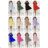 Kurzärmliges Sommer-Freizeitkleid für Damen (S/M/L EINHEITSGRÖSSE) ITALIAN FASHION IMWGB25022