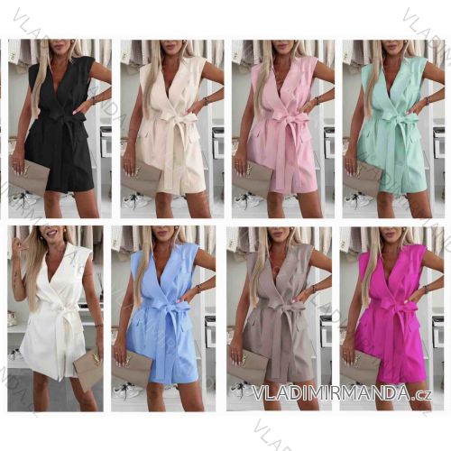 Kurzärmliges Sommer-Freizeitkleid für Damen (S/M/L EINHEITSGRÖSSE) ITALIAN FASHION IMWGB25022