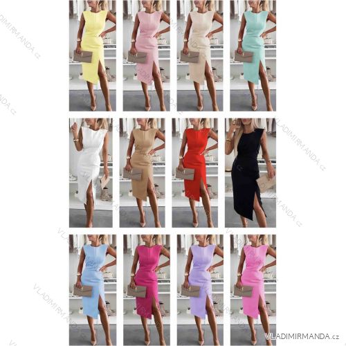 Kurzärmliges Sommer-Freizeitkleid für Damen (S/M/L EINHEITSGRÖSSE) ITALIAN FASHION IMWGB25022