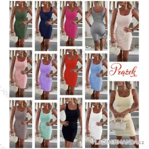 Kurzärmliges Sommer-Freizeitkleid für Damen (S/M/L EINHEITSGRÖSSE) ITALIAN FASHION IMWGB25022