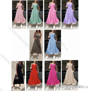 Kurzärmliges Sommer-Freizeitkleid für Damen (S/M/L EINHEITSGRÖSSE) ITALIAN FASHION IMWGB25022