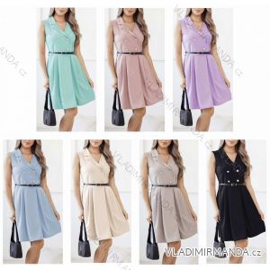 Kurzärmliges Sommer-Freizeitkleid für Damen (S/M/L EINHEITSGRÖSSE) ITALIAN FASHION IMWGB25022