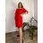 Shirt verlängert 3/4 Langarm Damen (L/XL/2XL ONE SIZE) ITALIAN FASHION IM423025 L / XL dunkelblau