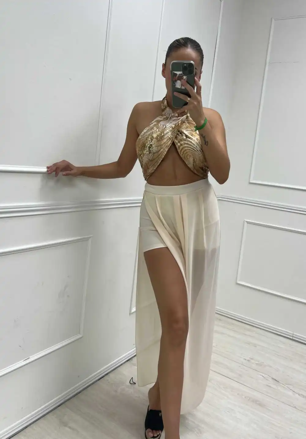 Langer Damenrock (S/M/L Einheitsgröße) ITALIAN FASHION IMPBB23C2985