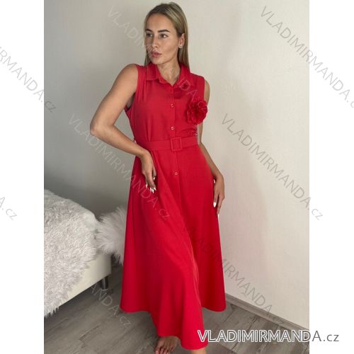Langarm-Hemdkleid für Damen (S/M EINHEITSGRÖSSE) ITALIAN FASHION IMWD232607