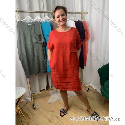 Langarm-Hemdkleid für Damen (S/M EINHEITSGRÖSSE) ITALIAN FASHION IMWD232607