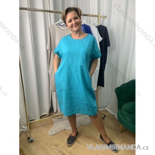 Langarm-Hemdkleid für Damen (S/M EINHEITSGRÖSSE) ITALIAN FASHION IMWD232607