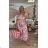 Langer Overall mit Anhänger 3/4 Langarm Damen Übergröße (50-58) ITALIAN FASHION IMWEC24016
