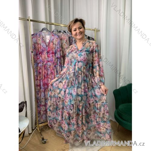 Langarm-Hemdkleid für Damen (S/M EINHEITSGRÖSSE) ITALIAN FASHION IMWD232607