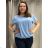 Tunika mit Anhänger Kurzarm Damen Übergröße (3XL/4XL ONE SIZE) ITALIAN FASHION IMC23020