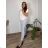 Elegante Hose mit Gürtel für Damen (S/M/L ONE SIZE) ITALIAN FASHION IM425057 44/46/48 šedá světlá