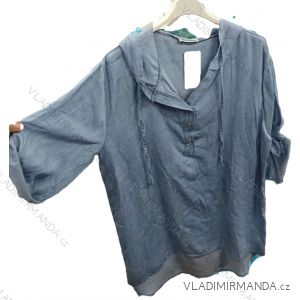 Übergroßer gestrickter Langarmpullover für Damen (S/M EINHEITSGRÖSSE) ITALIAN FASHION IMSN2416125