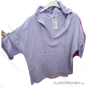 Übergroßer gestrickter Langarmpullover für Damen (S/M EINHEITSGRÖSSE) ITALIAN FASHION IMSN2416125