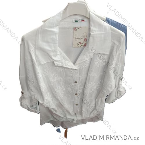 Übergroßer gestrickter Langarmpullover für Damen (S/M EINHEITSGRÖSSE) ITALIAN FASHION IMSN2416125