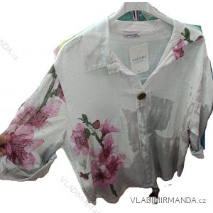 Übergroßer gestrickter Langarmpullover für Damen (S/M EINHEITSGRÖSSE) ITALIAN FASHION IMSN2416125