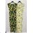 Langes elegantes Sommerkleid Zitrone und Tupfen ärmellos Damen (XS/S/M Einheitsgröße) ITALIAN FASHION IMM25M33444
