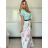 Kurzarm-Sommerkleid für Damen FIORE (S/M/L EINHEITSGRÖSSE) ITALIAN FASHION IMSM25019