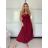 Sommerkleid mit Trägern Damen (S / M ONE SIZE) ITALIAN FASHION IM722103 -   schwarz -   S / M