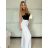 Lange Sommerhose in Übergröße für Damen (S/M/L Einheitsgröße) ITALIAN FASHION IM425271 -   hellblau -   S / M / L