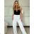 Lange Sommerhose in Übergröße für Damen (S/M/L Einheitsgröße) ITALIAN FASHION IM425271 -   hellblau -   S / M / L