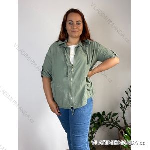 Übergroßer gestrickter Langarmpullover für Damen (S/M EINHEITSGRÖSSE) ITALIAN FASHION IMSN2416125