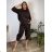 Kurzärmliges Sommer-Freizeitkleid für Damen (S/M/L EINHEITSGRÖSSE) ITALIAN FASHION IMWGB25022  grau