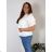 Übergroßer gestrickter Langarmpullover für Damen (S/M EINHEITSGRÖSSE) ITALIAN FASHION IMSN2416125