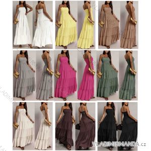 Kurzärmliges Sommer-Freizeitkleid für Damen (S/M/L EINHEITSGRÖSSE) ITALIAN FASHION IMWGB25022