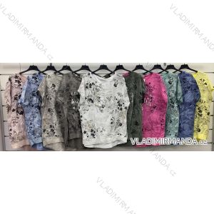 Langärmlige Tunika für Damen (S/M/L EINHEITSGRÖSSE) ITALIAN FASHION IMWCP25NEAPOL