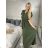 Shirt verlängert 3/4 Langarm Damen (L/XL/2XL ONE SIZE) ITALIAN FASHION IM423025 S / M žlutá