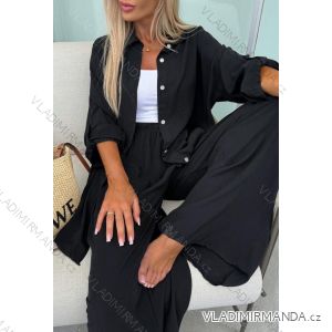 Elegantes Hemd Langarm Damen Kleid (S / M ONE SIZE) ITALIAN FASHION IMWY21734