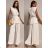 Elegantes Hemd Langarm Damen Kleid (S / M ONE SIZE) ITALIAN FASHION IMWY21734
