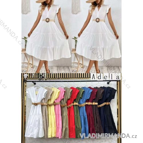 Sommerchiffon-Sommerkleid Carmen (S / M ONE SIZE) ITALIAN FASHION IMWA222561