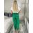 Lange Sommerhose für Damen mit Gürtel (Einheitsgröße S/M) ITALIAN FASHION IMD24080 S / M / L grün
