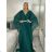 Langes elegantes Kurzarmkleid für Damen (S/M/L EINHEITSGRÖSSE) ITALIAN FASHION IMPSH2550410
