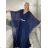 Langes elegantes Kurzarmkleid für Damen (S/M/L EINHEITSGRÖSSE) ITALIAN FASHION IMPSH2550410 M / L Wein