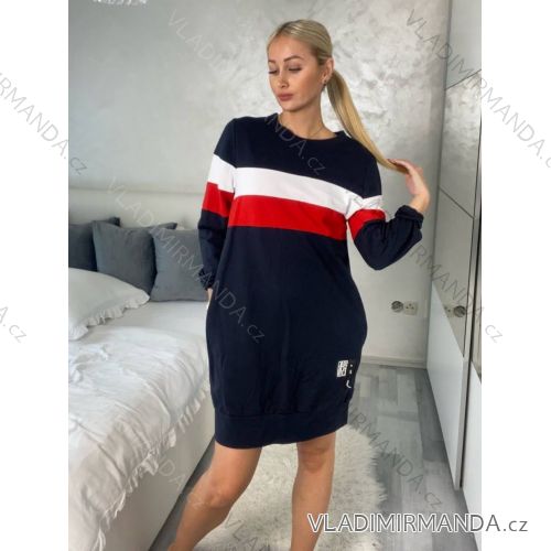 Elegantes Damen-Partykleid mit langen Ärmeln (S/M ONE SIZE) ITALIAN FASHION IM322282