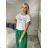 Damen-Kurzarm-Oversize-T-Shirt (L/XL EINHEITSGRÖSSE) ITALIAN FASHION IMD23807