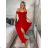 Langes trägerloses Pailletten-Partykleid für Damen (Einheitsgröße S/M) ITALIAN FASHION IMPSH233348