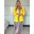 Damen-Langarmjacke (S/M ONE SIZE) ITALIAN FASHION IMPDY23MDUE991838 -   hellbraun -   S / M