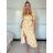 Carmen Sommerkleid (S / M / L ONE SIZE) ITALIAN FASHION IMWY22051 -   žlutá -   S / M / L